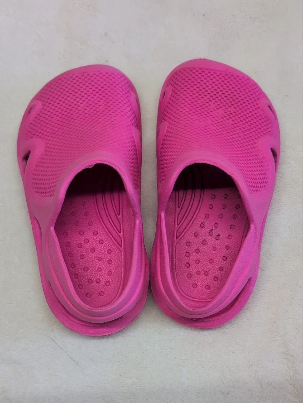 wonder nation Bubblegum Hot Pink Kids Slip-On Clog Sandals